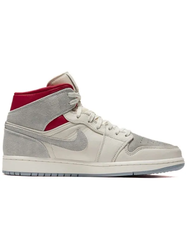 Кроссовки 1 mid x sneakersnstuff 'past, present, future' Air Jordan — изображение 2 из 4, бежевый