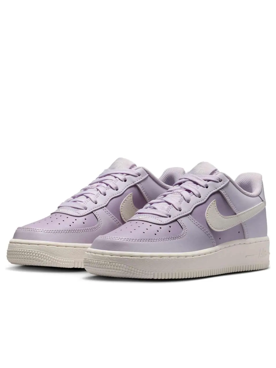 Кроссовки (GS) Nike Air Force 1 'Iced Lilac' — изображение 4 из 6, фиолетовый