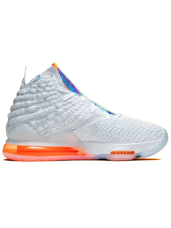 Кроссовки Nike LeBron 17 LMTD EP 'Future Air' — изображение 2 из 4, белый/серый-фиолетовый