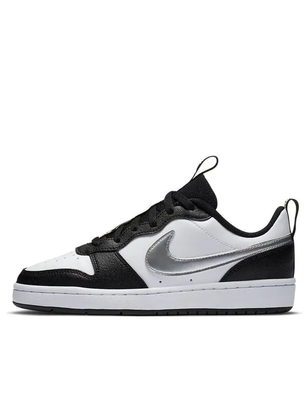 Кроссовки Court Borough Low 2 Nike — изображение 1 из 4, черный/белый/серебристый