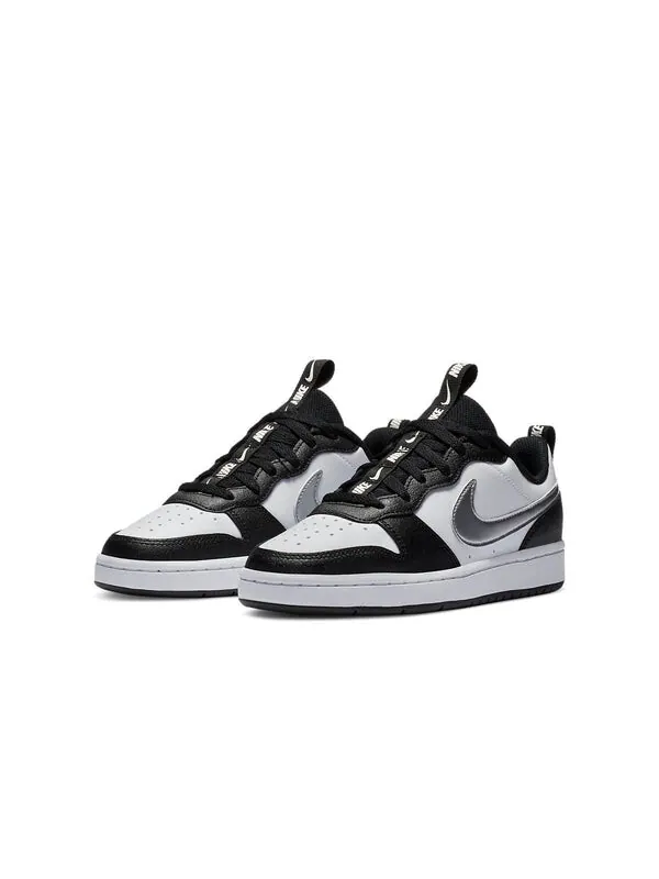 Кроссовки Court Borough Low 2 Nike — изображение 3 из 4, черный/белый/серебристый