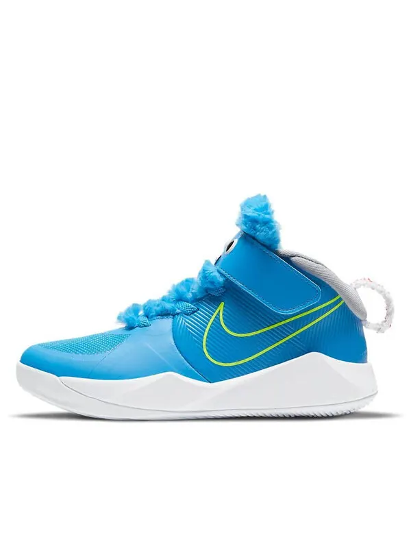 Кроссовки команда hustle d9 lil Nike — изображение 1 из 4, синий/белый/желтый