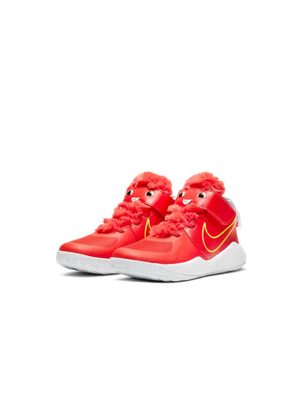Кроссовки команда hustle d 9 lil Nike — изображение 3 из 4, красный/желтый