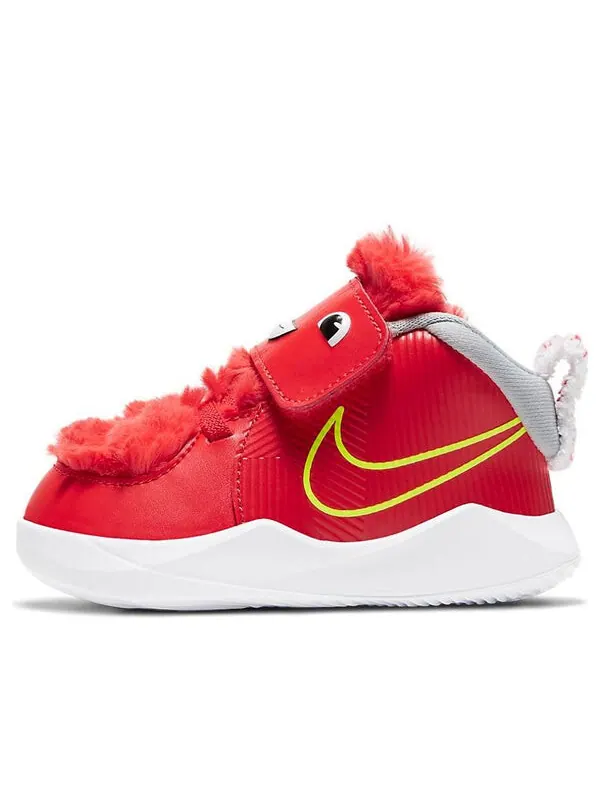 Кроссовки команда hustle d9 lil Nike — изображение 1 из 4, красный/желтый