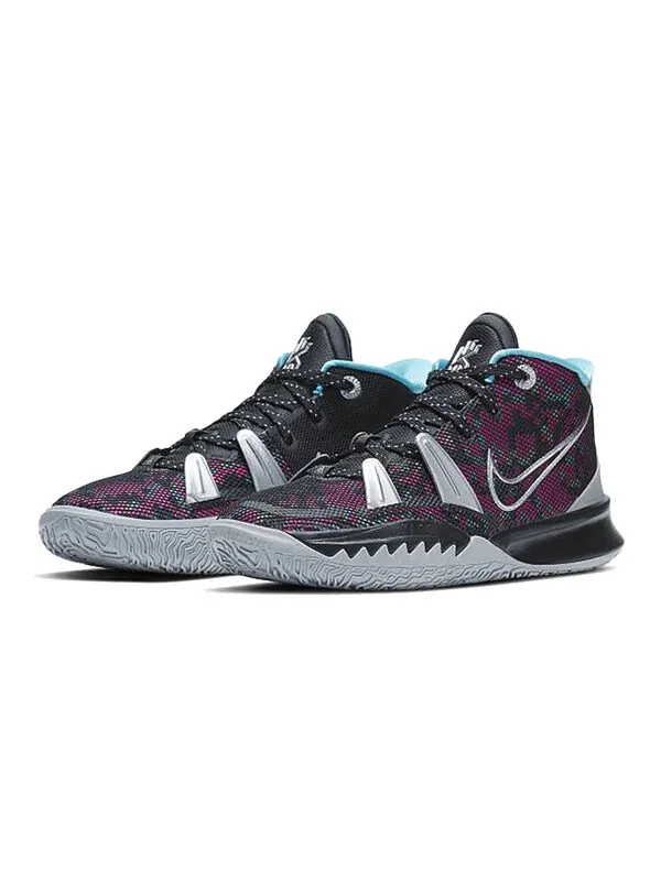 Кроссовки (GS) Nike Kyrie 7 'Pixel Camo' — изображение 3 из 4, черный