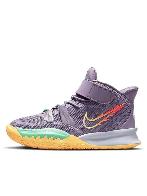 Кроссовки kyrie 7 Nike — изображение 1 из 4, фиолетовый/желтый