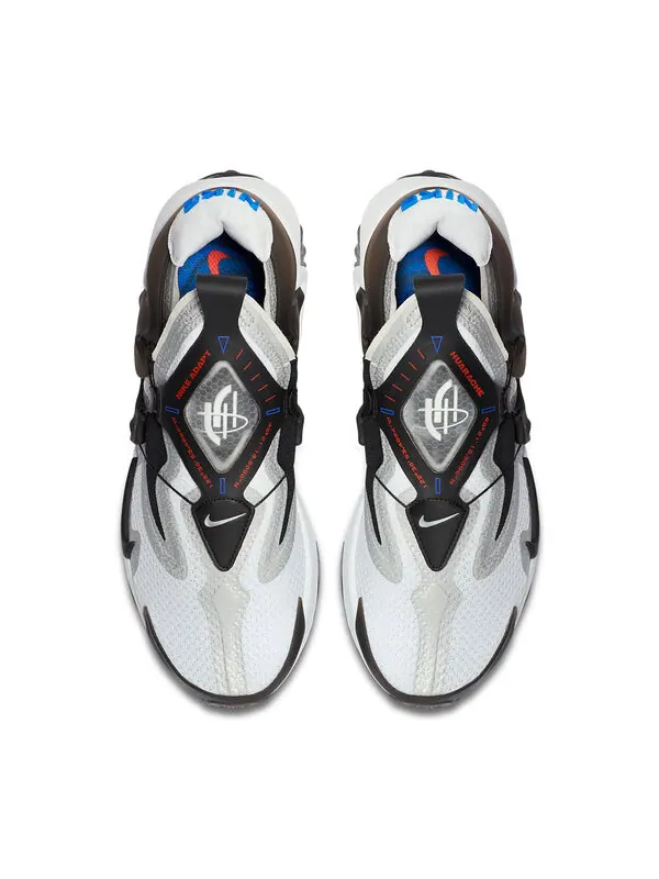 Кроссовки adapt huarache 'white black' uk charger Nike — изображение 2 из 4, белый/черный