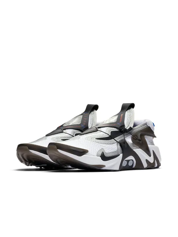 Кроссовки adapt huarache 'white black' uk charger Nike — изображение 4 из 4, белый/черный