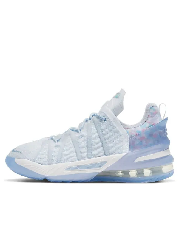 Кроссовки lebron 18 nrg 'blue tint' Nike — изображение 1 из 4, синий/белый/прозрачный