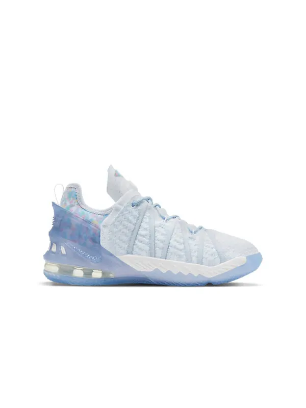 Кроссовки lebron 18 nrg 'blue tint' Nike — изображение 2 из 4, синий/белый/прозрачный
