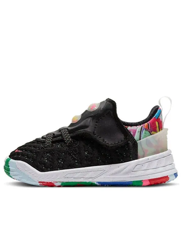 Кроссовки леброн 18 Nike — изображение 1 из 4, черный/белый/розовый