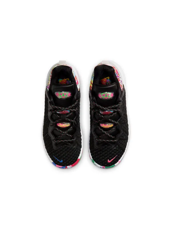 Кроссовки леброн 18 Nike — изображение 4 из 4, черный/белый/розовый