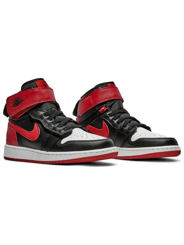 Кроссовки 1 high flyease 'black gym red' Air Jordan — изображение 3 из 4