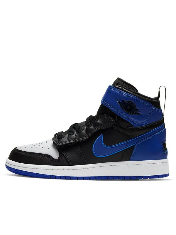 Кроссовки 1 высокие flyease Air Jordan — изображение 1 из 4, черный//белый