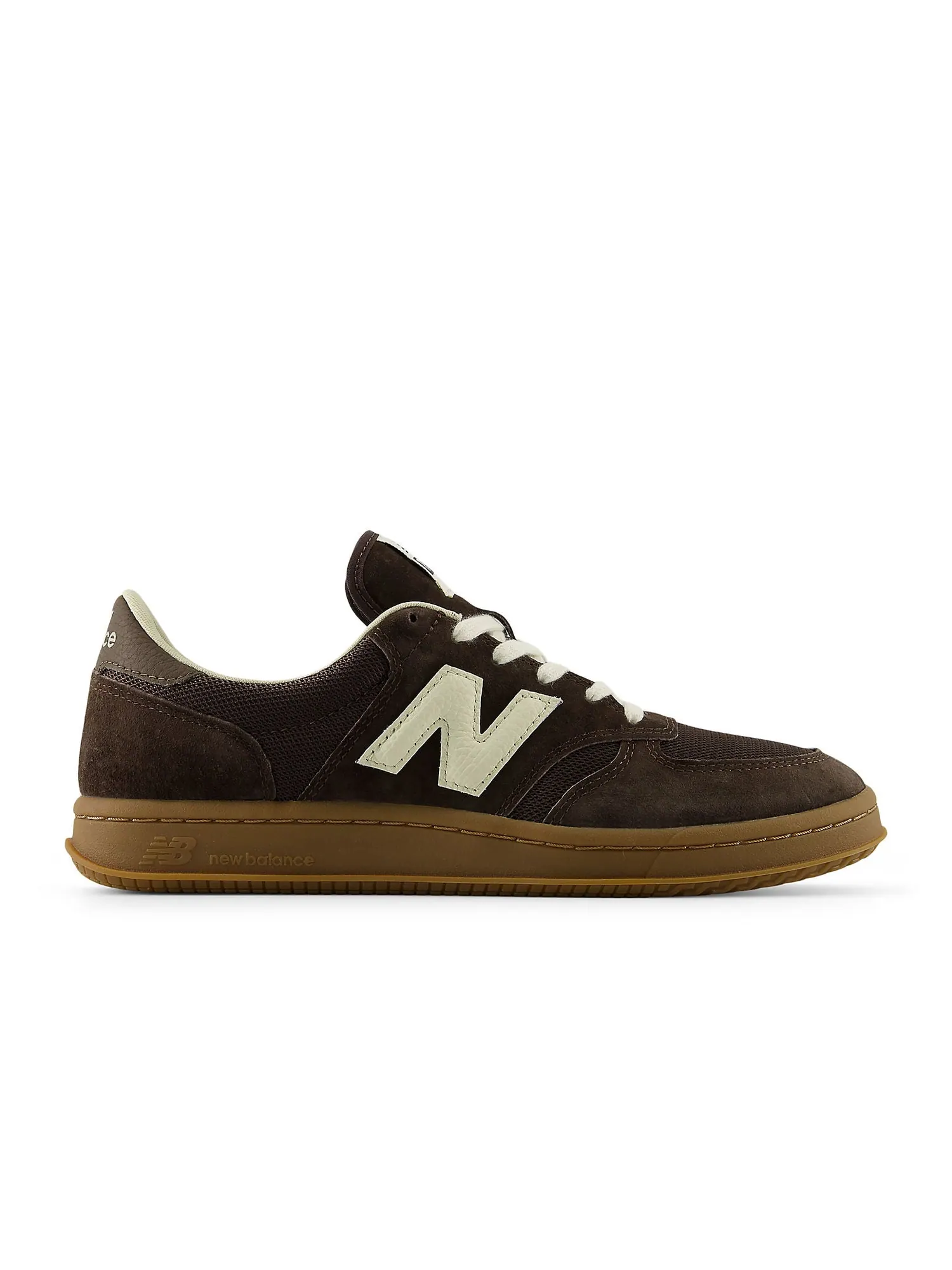 Кроссовки New Balance x AURALEE T500 'Vintage Brown' — изображение 2 из 6, коричневый