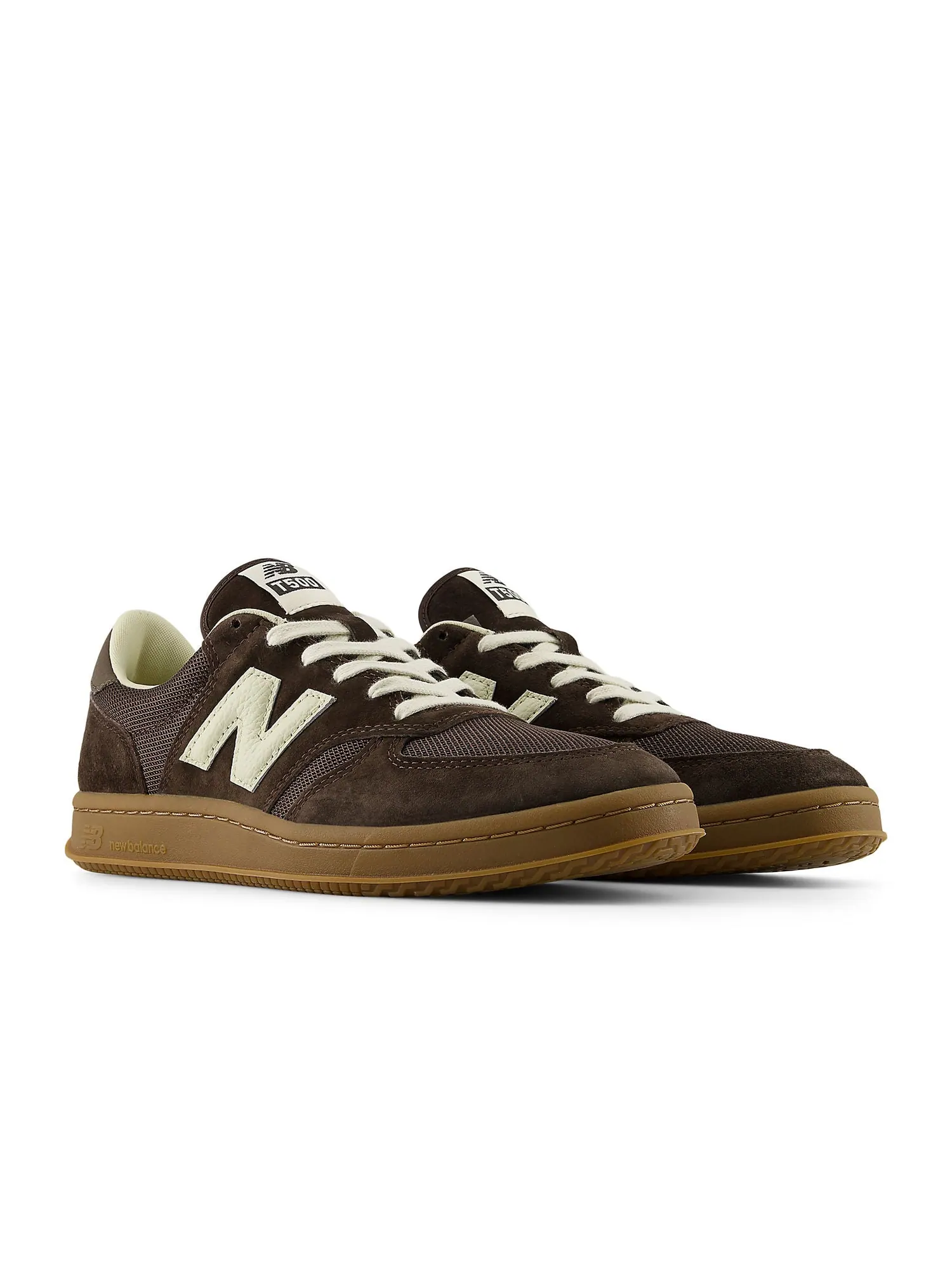 Кроссовки New Balance x AURALEE T500 'Vintage Brown' — изображение 4 из 6