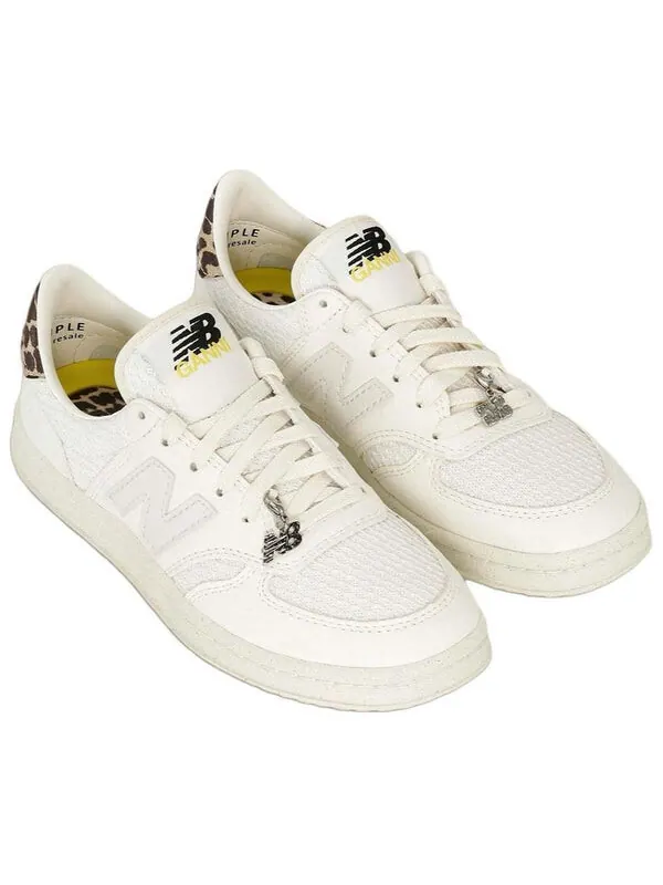 Кроссовки x ganni t500 'white sea salt' New Balance — изображение 3 из 4, белый
