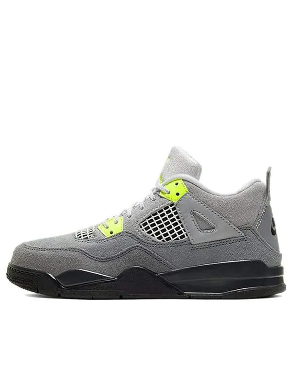 Кроссовки (PS) Air Jordan 4 Retro SE 'Neon 95' — изображение 1 из 4, серый