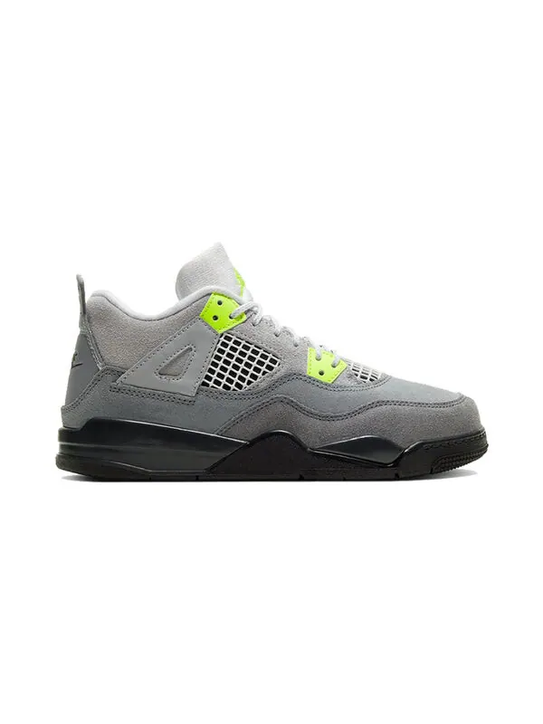 Кроссовки (PS) Air Jordan 4 Retro SE 'Neon 95' — изображение 2 из 4, серый
