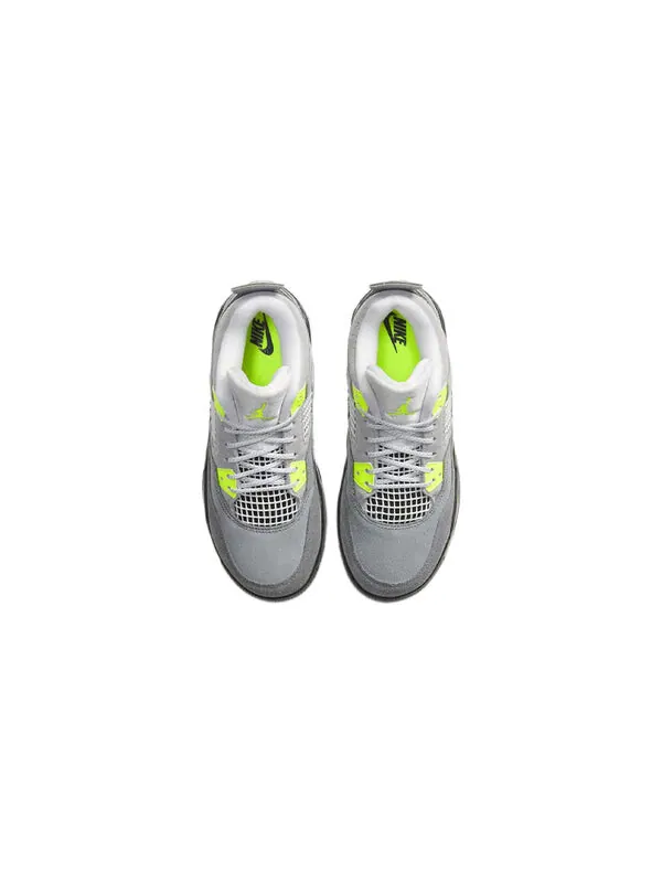 Кроссовки (PS) Air Jordan 4 Retro SE 'Neon 95' — изображение 3 из 4, серый