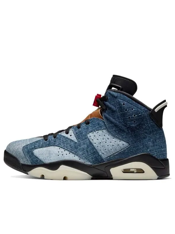 Кроссовки 6 retro 'washed denim' Air Jordan — изображение 1 из 4
