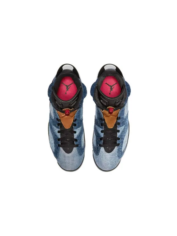 Кроссовки 6 retro 'washed denim' Air Jordan — изображение 4 из 4