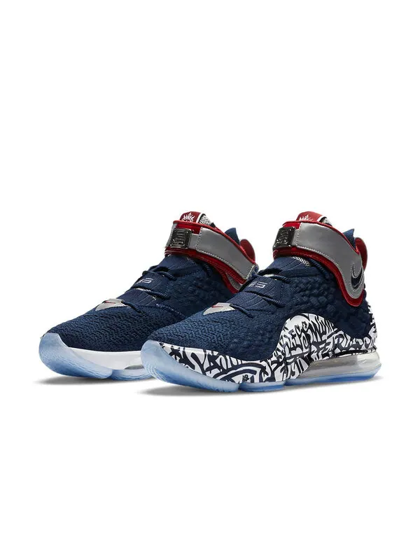 Кроссовки леброн 17 Nike — изображение 3 из 4, синий