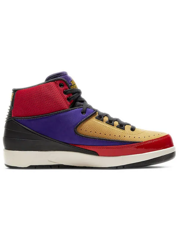 Кроссовки 2 ретро Air Jordan — изображение 2 из 4, красный/черный