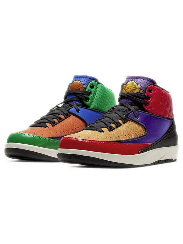 Кроссовки 2 ретро Air Jordan — изображение 3 из 4, красный/черный