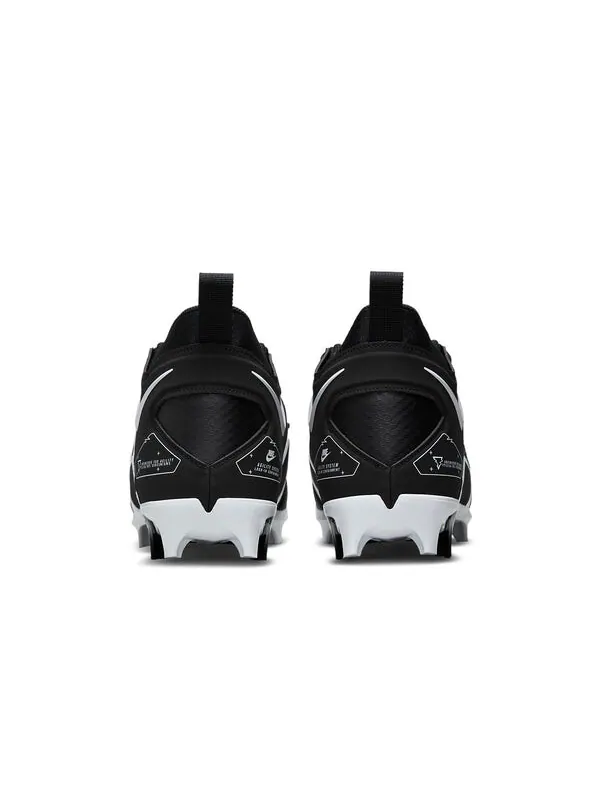 Футбольные бутсы Nike Alpha Menace 3 — изображение 3 из 4, черный/белый