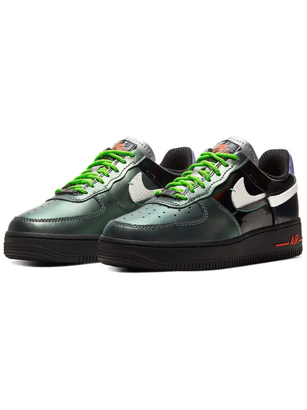 Кроссовки air force 1 low вандализированные Nike — изображение 3 из 4, серый/зеленый