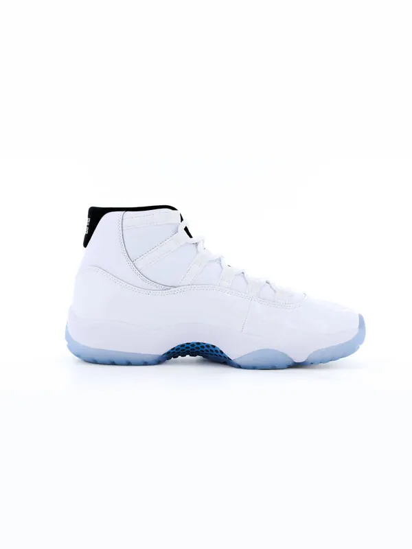 Кроссовки 11 'legend blue' 2024 Air Jordan — изображение 2 из 4, белый/синий/черный