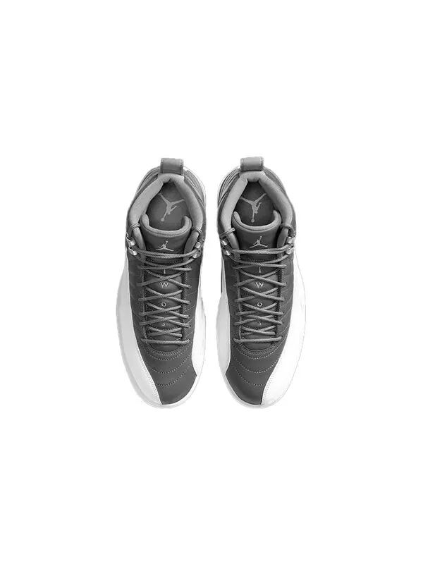 Кроссовки 12 retro 'stealth' Air Jordan — изображение 3 из 4, белый/серый