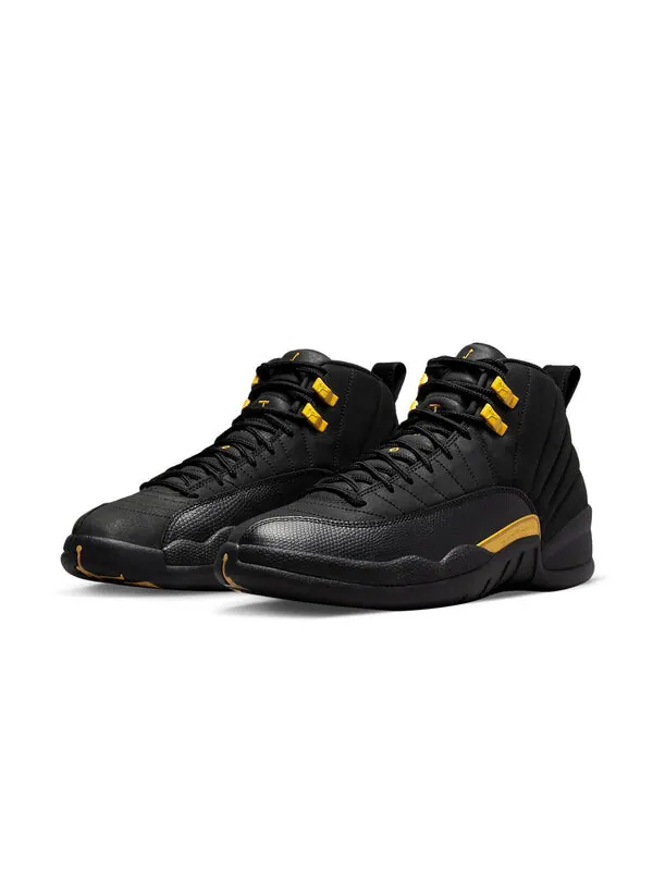Кроссовки 12 retro 'black taxi' Air Jordan — изображение 3 из 4, черный/золотистый