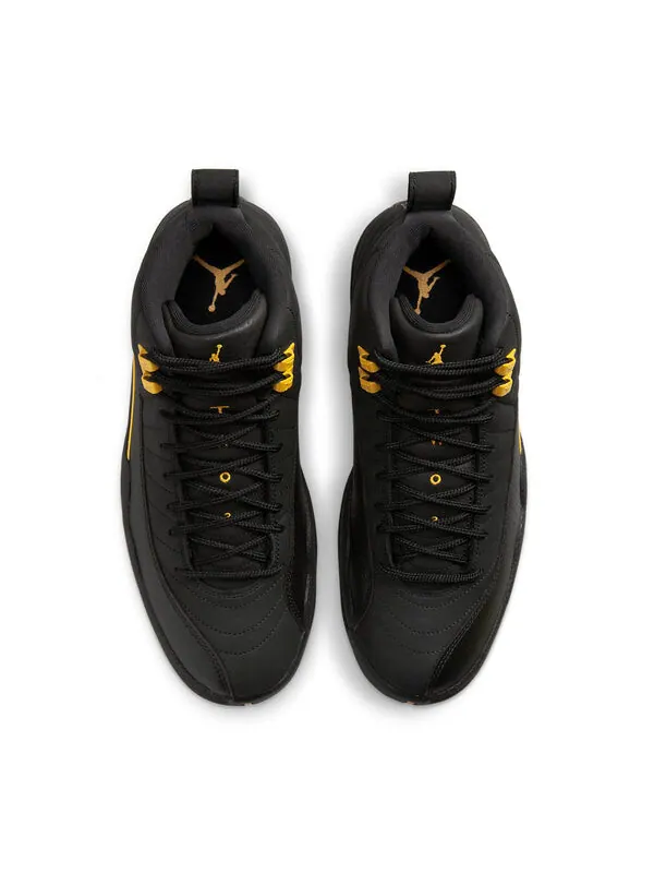 Кроссовки 12 retro 'black taxi' Air Jordan — изображение 4 из 4, черный/золотистый
