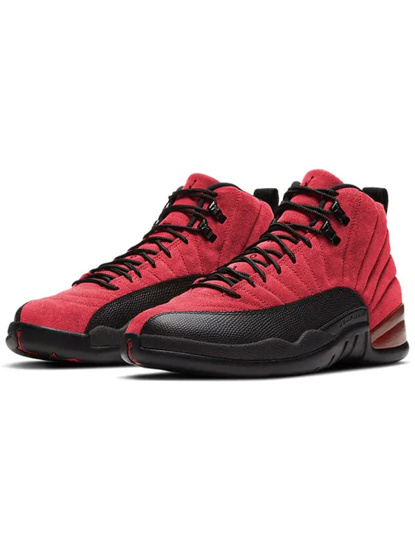 Кроссовки 12 retro 'reverse flu game' Air Jordan — изображение 3 из 4, красный/черный