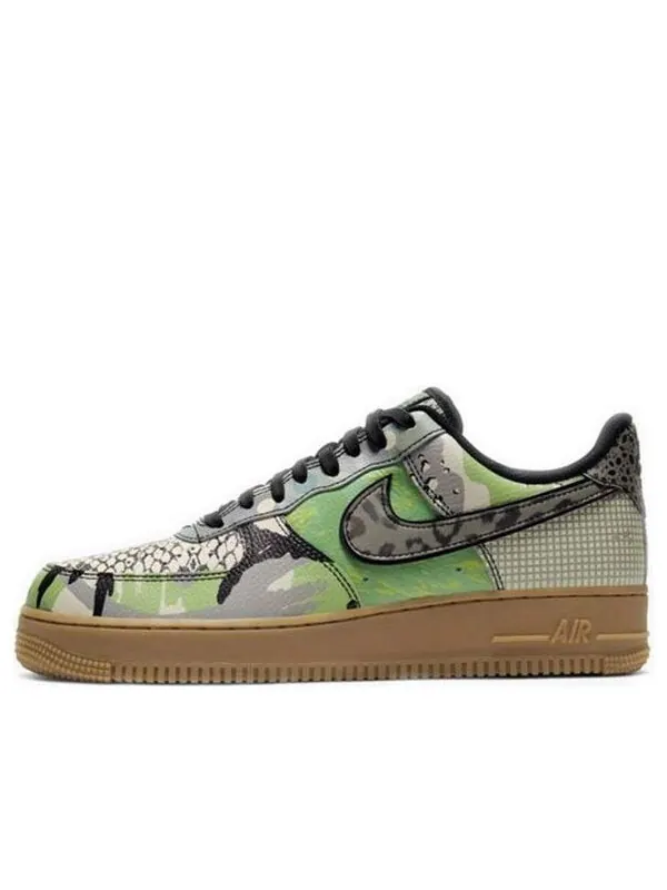 Кроссовки air force 1 low qs Nike — изображение 1 из 4, черный/зеленый