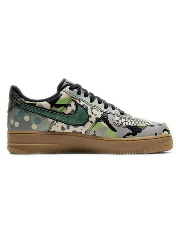 Кроссовки air force 1 low qs Nike — изображение 2 из 4, черный/зеленый