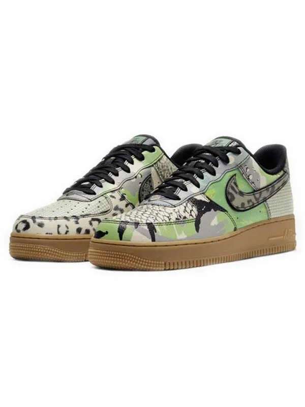 Кроссовки air force 1 low qs Nike — изображение 3 из 4, черный/зеленый