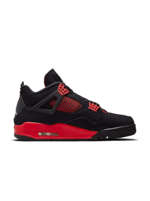 Кроссовки 4 ретро Air Jordan — изображение 2 из 4, черный/белый/красный