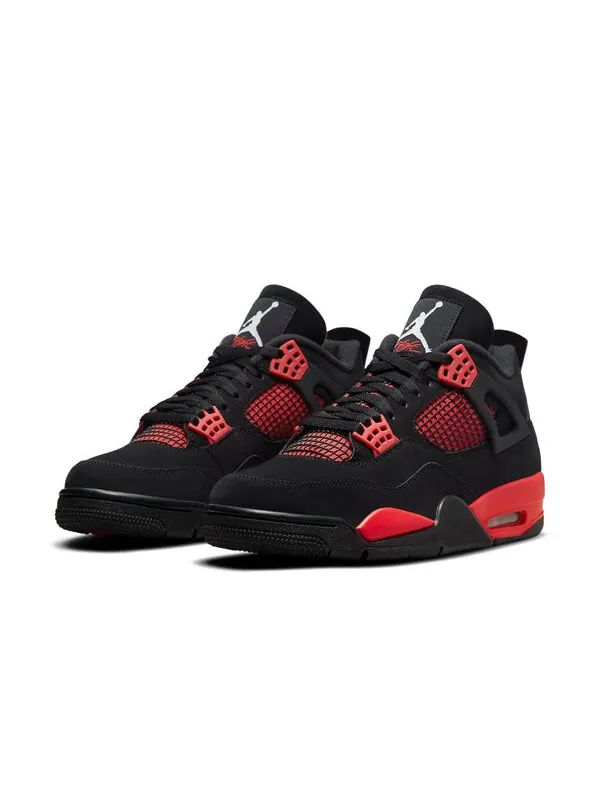 Кроссовки 4 ретро Air Jordan — изображение 3 из 4, черный/белый/красный
