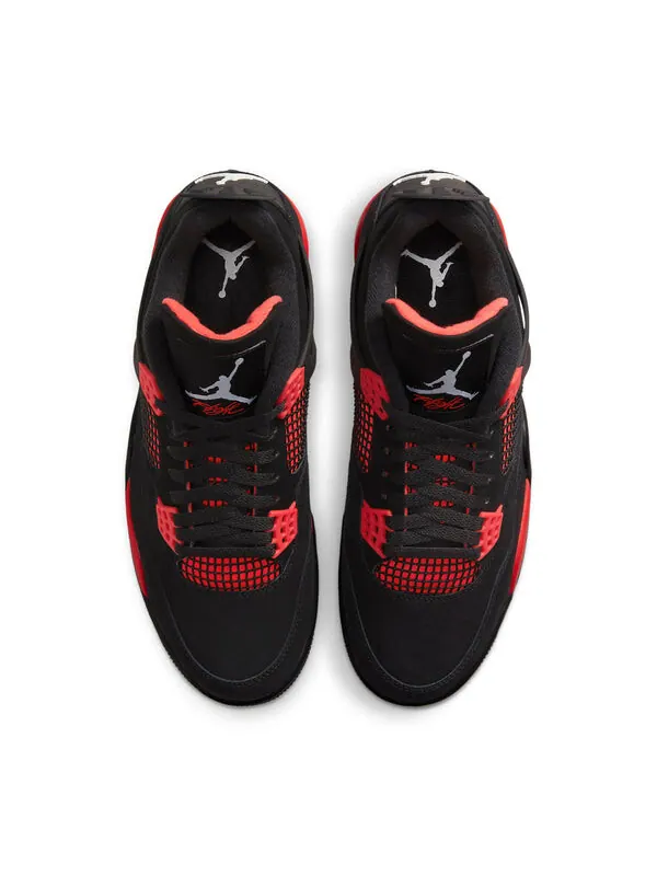 Кроссовки 4 ретро Air Jordan — изображение 4 из 4, черный/белый/красный