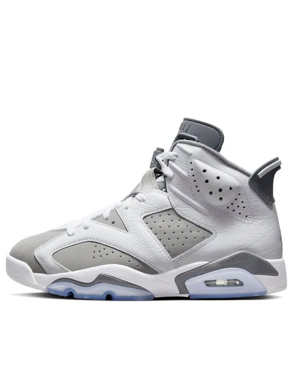 Кроссовки 6 retro 'cool grey' Air Jordan — изображение 1 из 4, белый/серый/серый