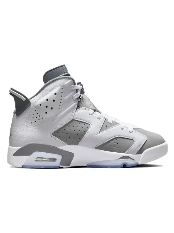 Кроссовки 6 retro 'cool grey' Air Jordan — изображение 3 из 4, белый/серый/серый