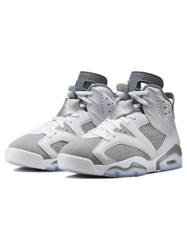 Кроссовки 6 retro 'cool grey' Air Jordan — изображение 4 из 4, белый/серый/серый