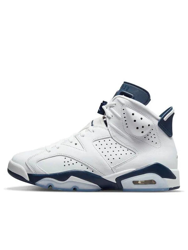 Кроссовки 6 ретро Air Jordan — изображение 1 из 4, белый/темно-синий