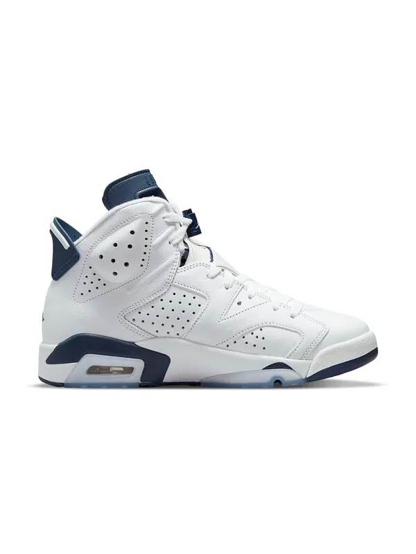 Кроссовки 6 ретро Air Jordan — изображение 2 из 4, белый/темно-синий