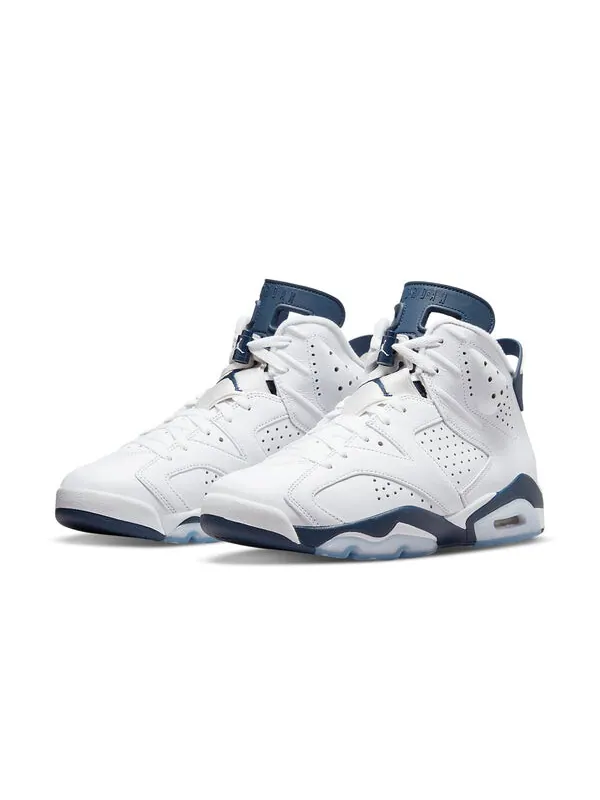 Кроссовки 6 ретро Air Jordan — изображение 3 из 4, белый/темно-синий
