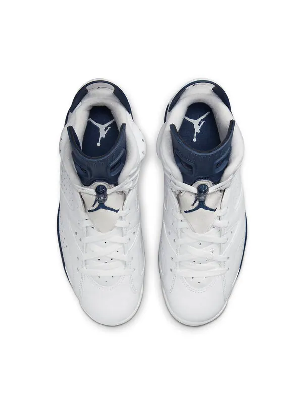 Кроссовки 6 ретро Air Jordan — изображение 4 из 4, белый/темно-синий