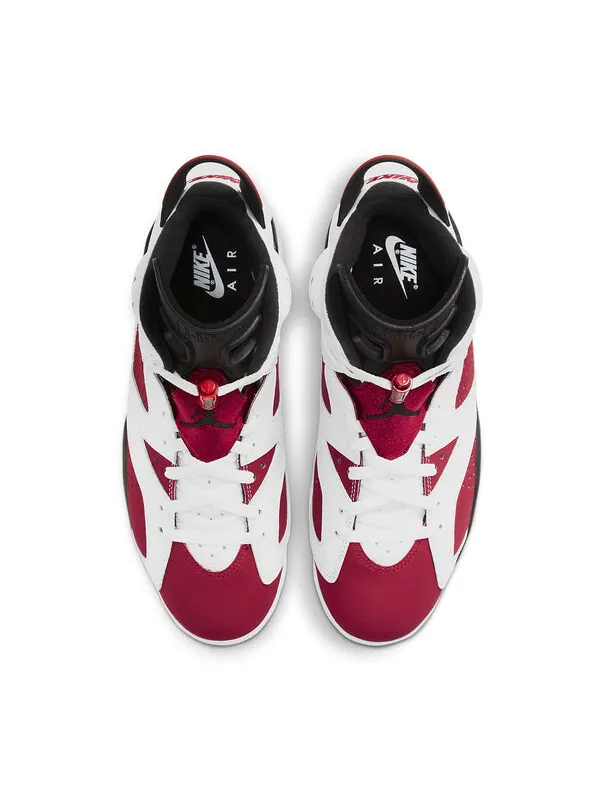 Кроссовки 6 retro og 'carmine' 2021 Air Jordan — изображение 3 из 4, белый/черный